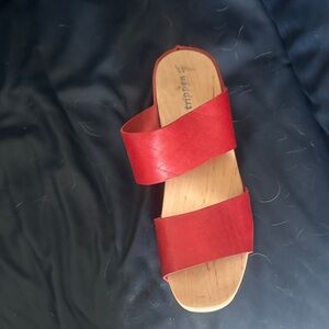 Chic Red Slide Sandals for Women